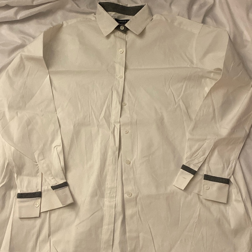 NWOT Lafayette 148 New York Women’s Button Down